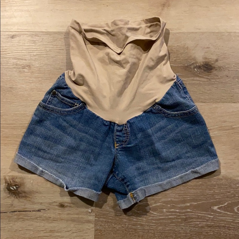 Maternity Jean Shorts